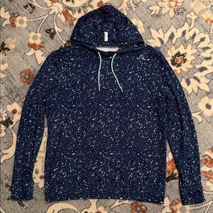 Rhoback Navy Speckled Hoodie